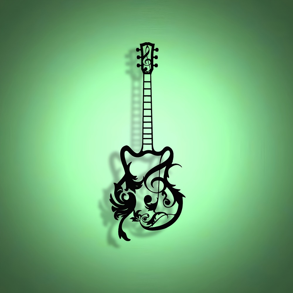 Art Craft Bar - CIFbuy Metalowa Dekoracja Ścienna Gitara, Kute