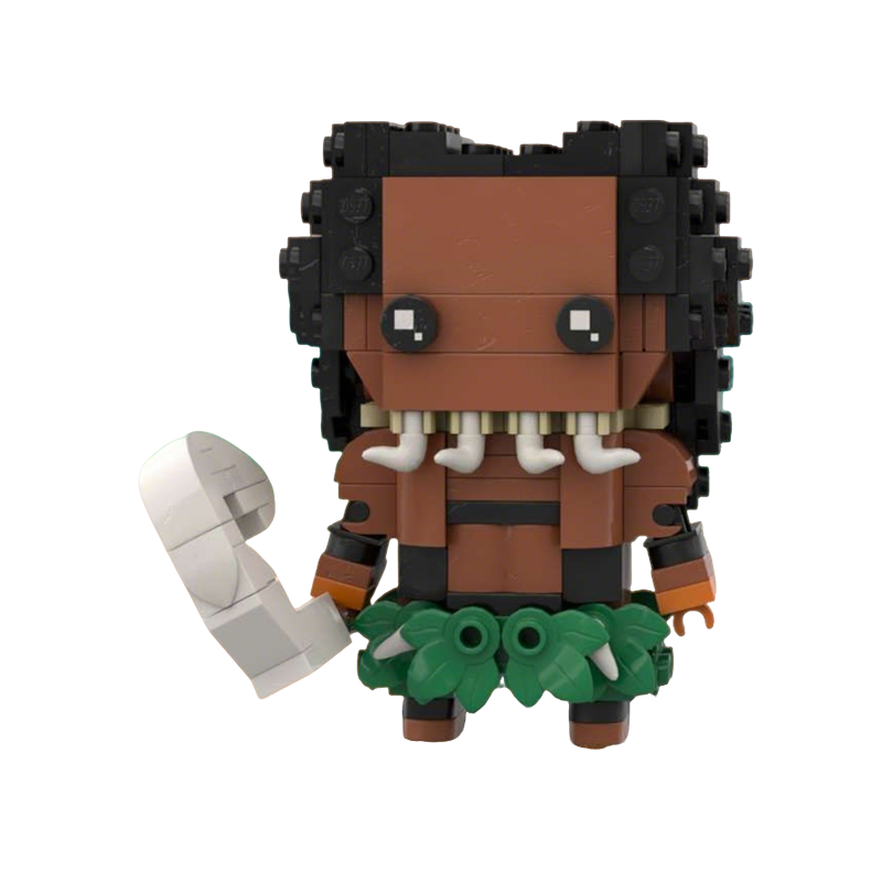 Art Craft Christmas Ideas - 199 szt. MOC BrickHeadz Maui Model
