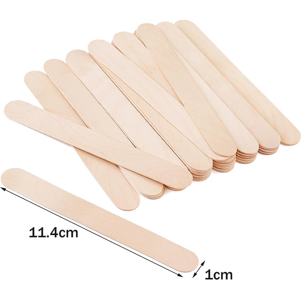 Art Craft Jumbo - 50 szt. 11,4 cm Naturalne Drewniane