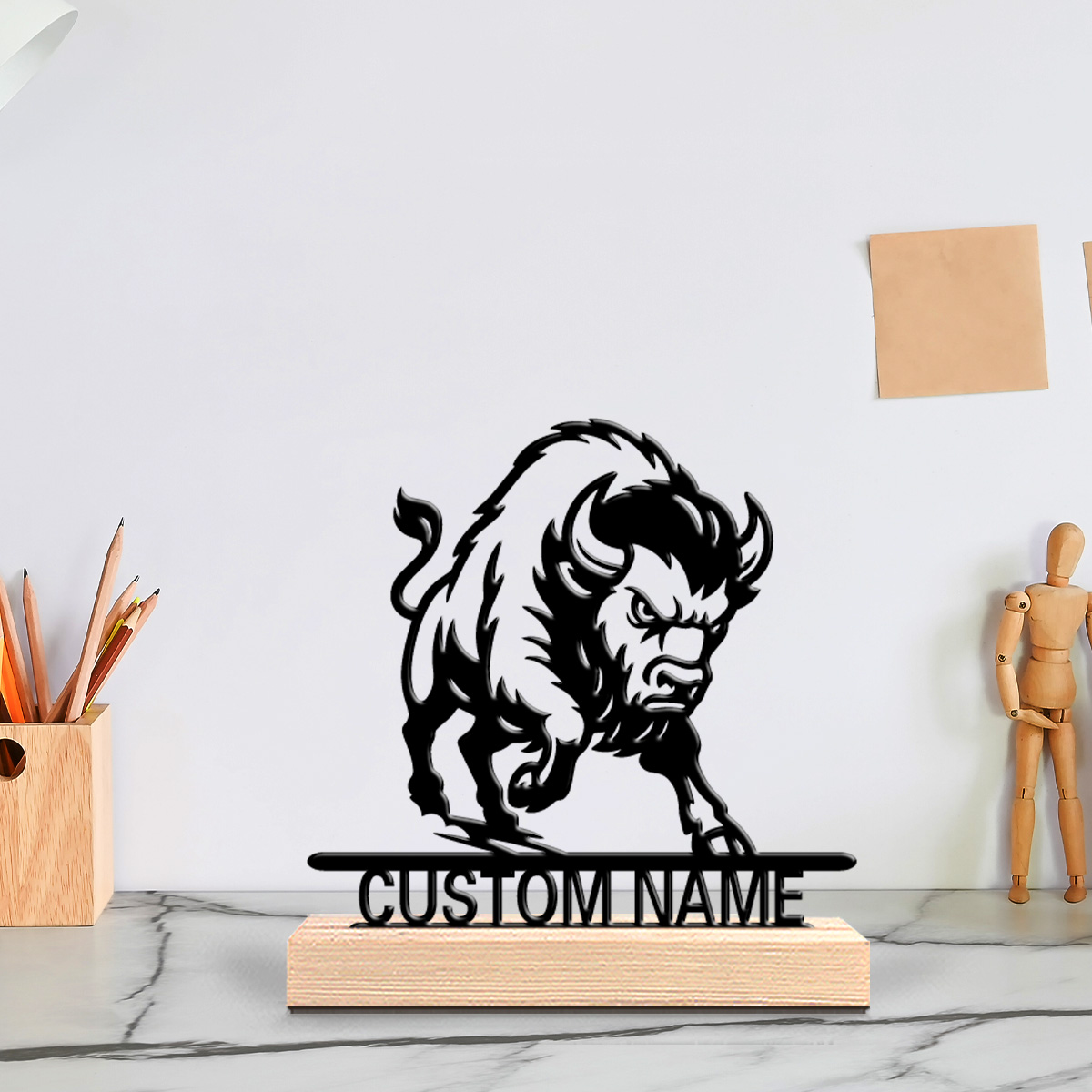 Art Craft Room - 1 szt. Minimalistyczna statuetka lwa z