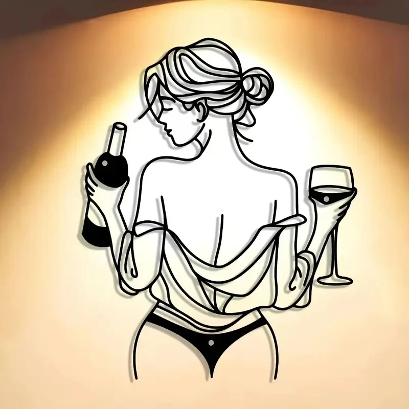 Art Craft Bar - Abstrakcyjne Sztuki, Wysokiej Jakości Wino, Metalowa