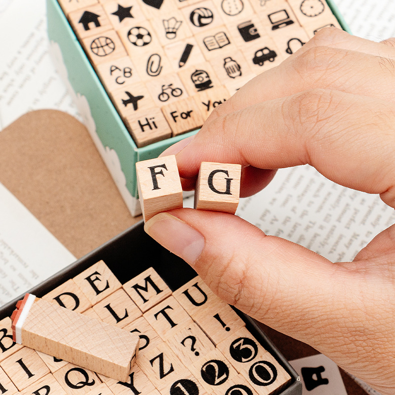 Uroczy Drewniany Zestaw Stempl – Rubber Stamp Blank recenzja i cena