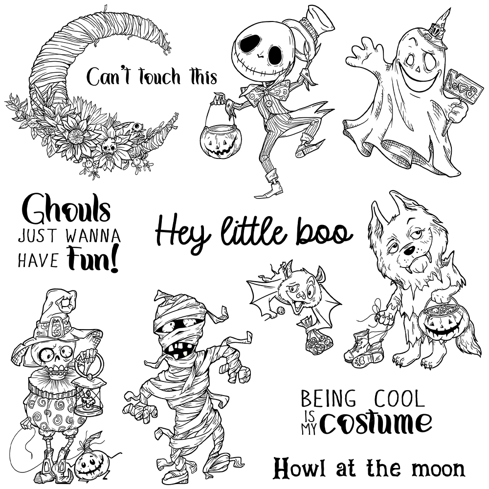 Mangocraft uroczy duch Hallowe – Rubber Stamp Blank recenzja i cena