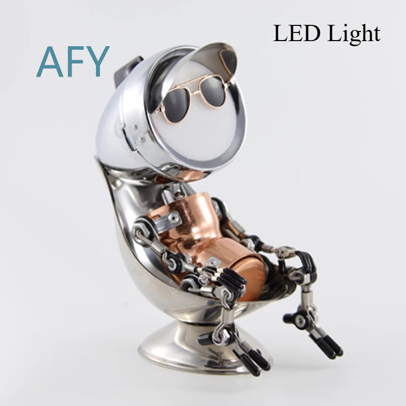 Metalowa lampa atmosferyczna w – Art Craft Robot recenzja i cena