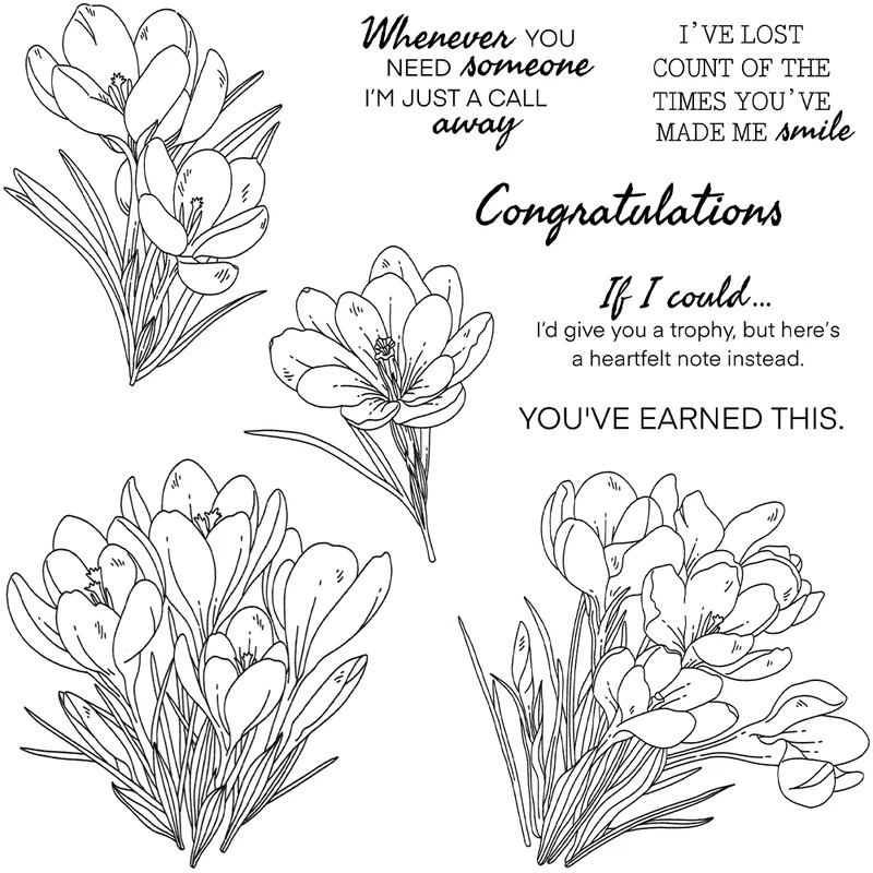 Wykrojniki Zephyranthes Candid – Rubber Stamp Blank recenzja i cena