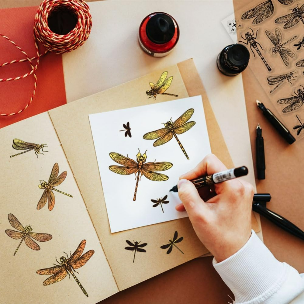 Przezroczyste znaczki ważki do – Rubber Stamp Blank recenzja i cena