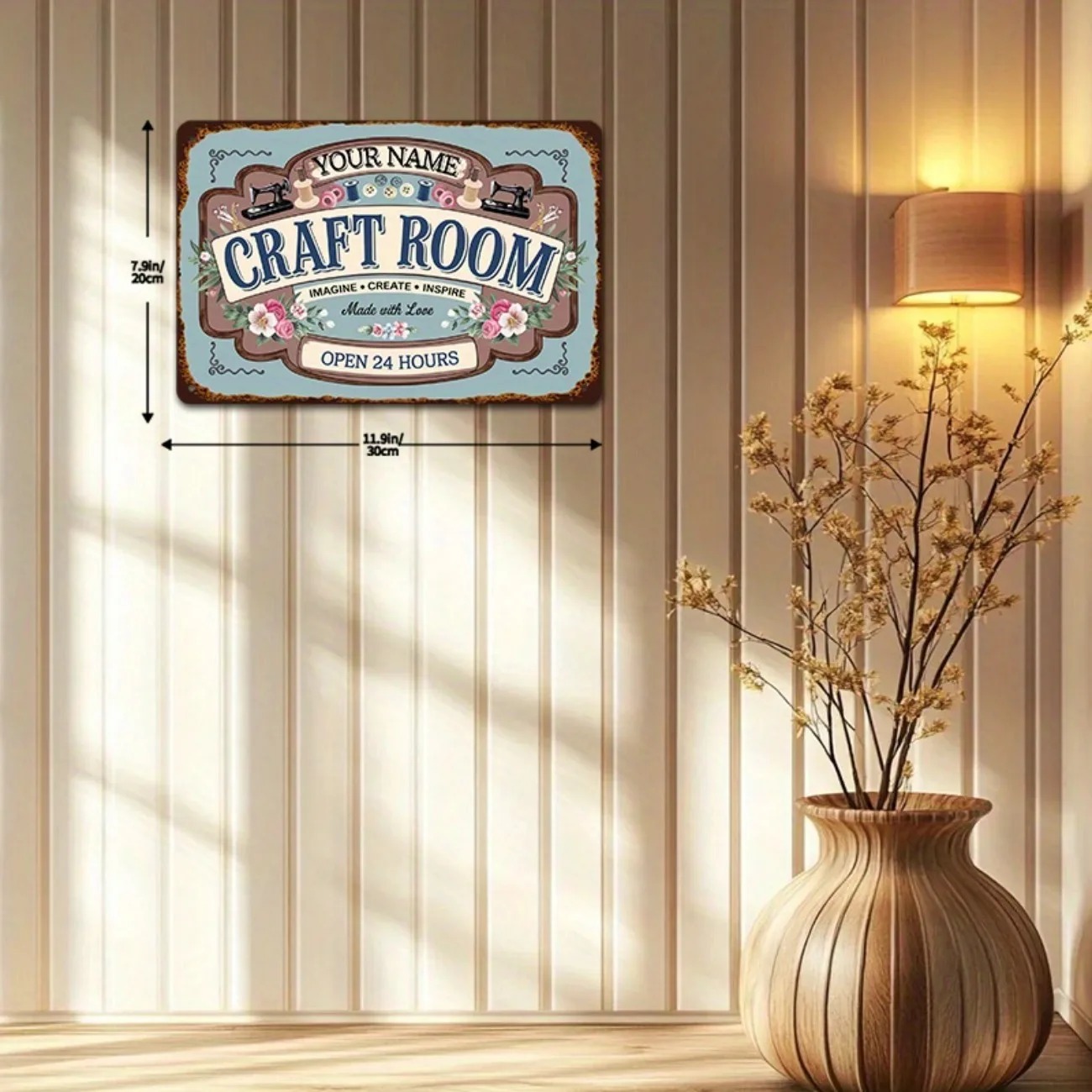 Metalowa tabliczka z własnym i – Art Craft Room recenzja i cena