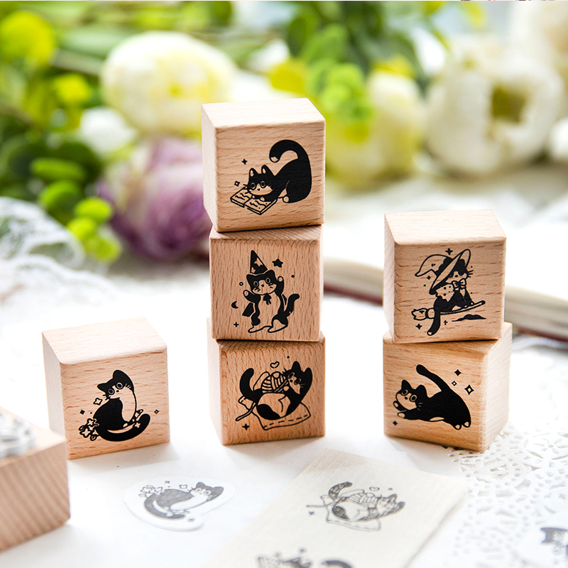Yoofun śliczny mały czarny kot – Rubber Stamp Blank recenzja i cena